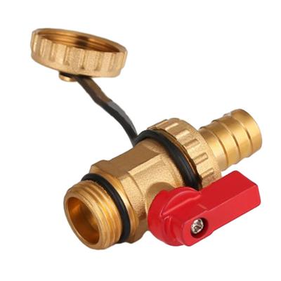 Robinet en Alliage de Cuivre Robinet de Vidange en Laiton Construction Durable Robinet Résistant à la Température Robinet de Vidange en Alliage de Cuivre