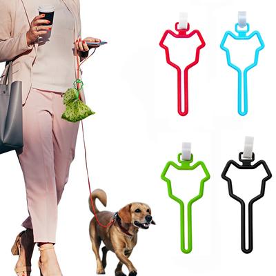 Sacchetti per cacca di cane Clip a mani libere Cavo di trazione Dispenser per sacchetti igienici Porta sacchetti per cacca di cane Forniture per la pulizia Forniture per gatti