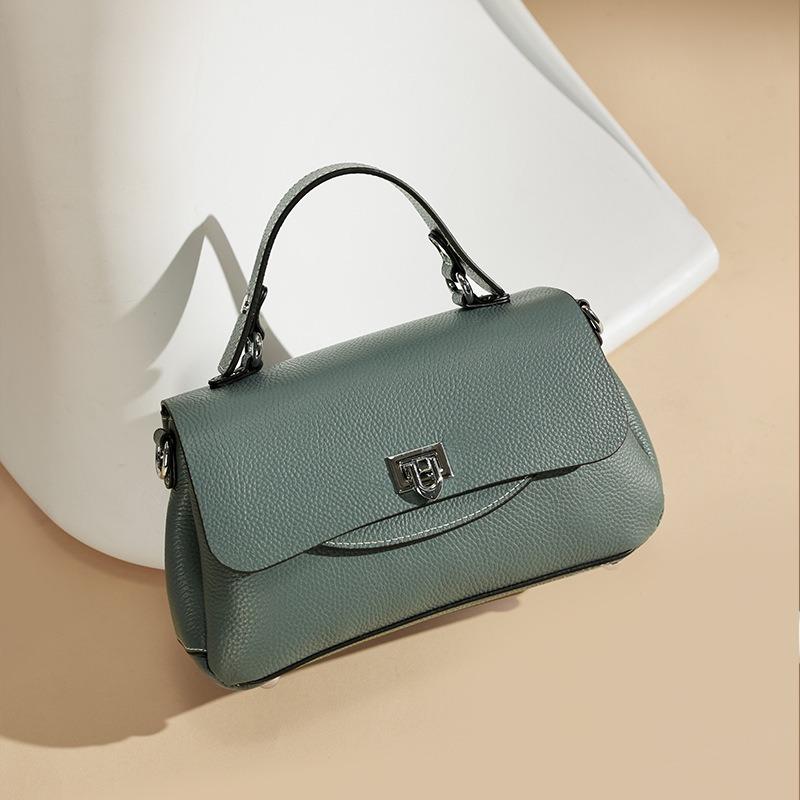Leather Women's Bags Spring and Summer New Fashion Versatile Messenger Bags Niche High-end Single Shoulder Handbags Women