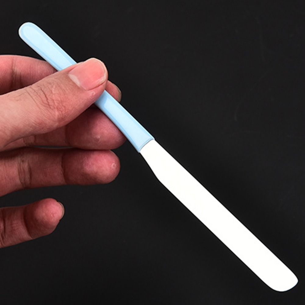 Durable Stainless Steel Foundation Spatula Professional Makeup Palette Tool  Girl