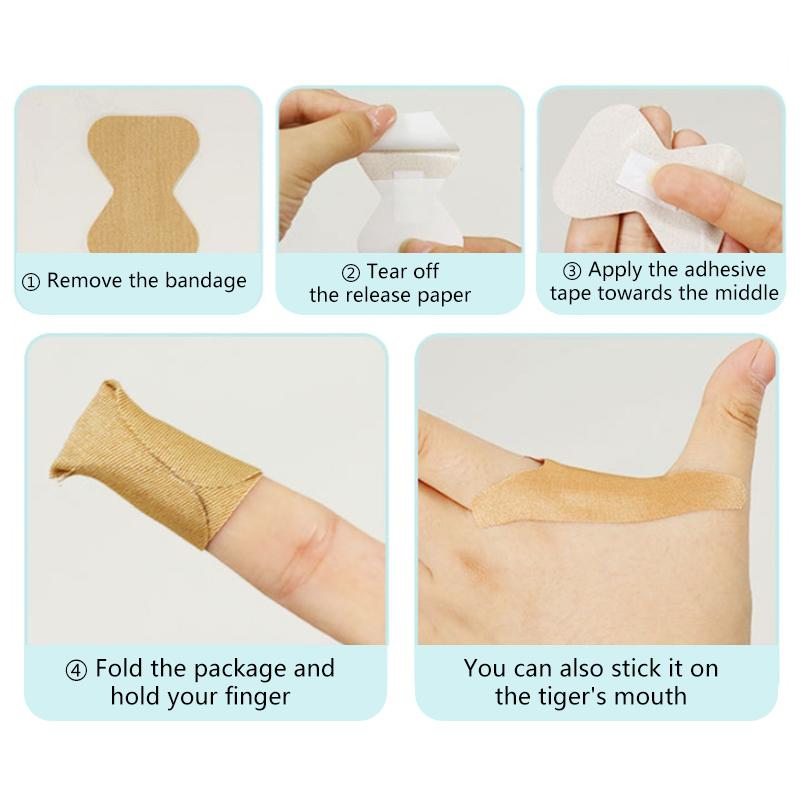 20 stuks/doos H Vlinder Vorm Medische Vingertop Pleisters Antibacteriële Wondverzorging Beschermen Eerste Hulp Pleister Verband Pleister