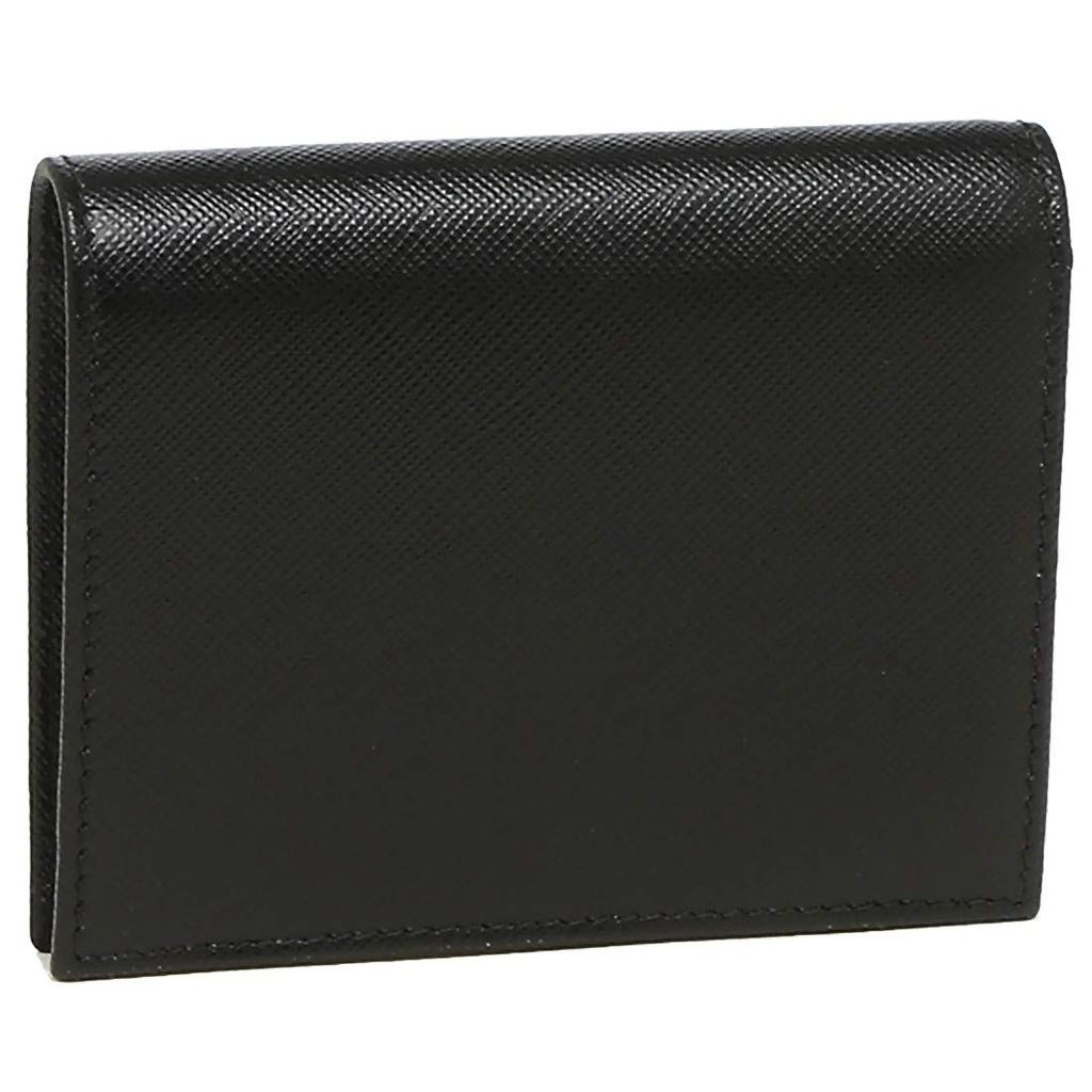 Bifold Wallet Saffiano Mini Wallet 1MV204 QHH Black [Prada] Women's (1) NERO(F0002) [Item]