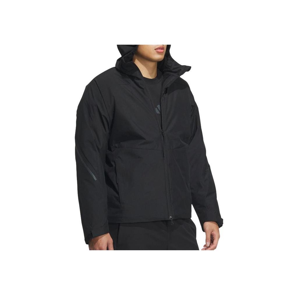 adidas Sportstrening Fritidsjakke med hette Herrejakker Svart JZ8413