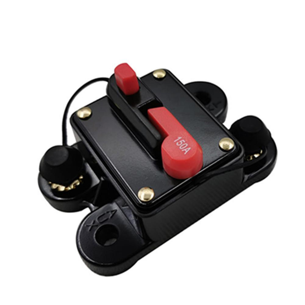 12V-48V Car Fuse Circuit Breaker Auto Reset Car Boat Resettable Fuse 40A 50A 60A 80A 100A 150A 200A 250A 300A for Audio System