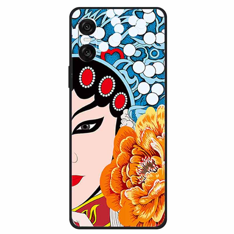 Etui na Sony Xperia 10 VI Unikalny Wzór Drukowany TPU Odporny na Upadki Pokrowiec na Telefon