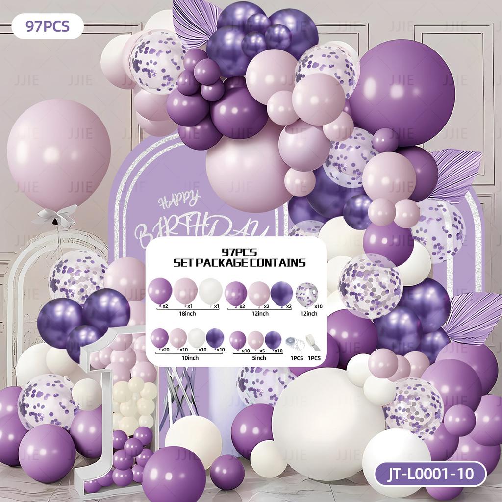Balloon Chain Arch Set Scene Arrangement Premium Atmosphere Opening Birthday Party Decorations Anniversary Package