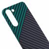 For Samsung Galaxy S24+ PC Case Carbon Fiber Texture Protective Phone Cover