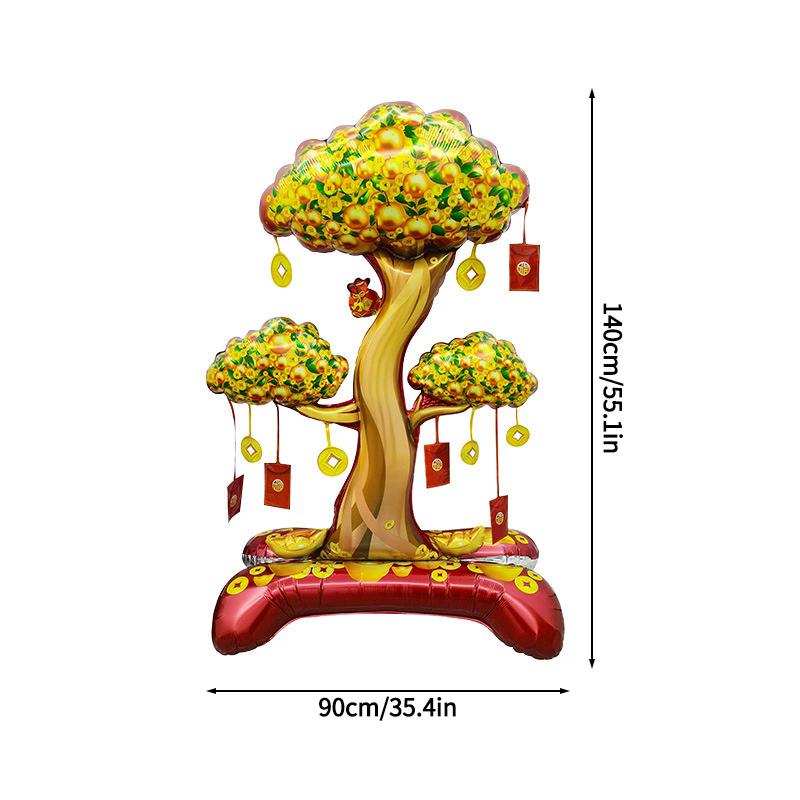 Chinese Latest Year Ballons Horse Year Ballons Decorations Party Favors Year Of The Horse God Of Wealth Yuanbao Balloons
