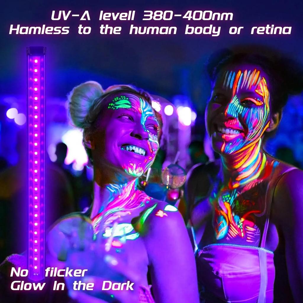 3/2/1 PCs 395 Nanometer Black Light LED UV Light T5 Tube 5V USB Plug Stage Black Light LED UV Nail Light Accessories Growth Light