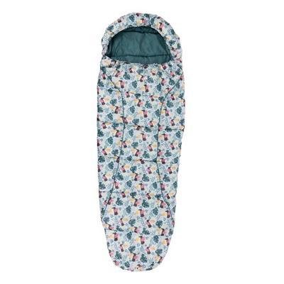 Childrens/Kids Bunka 3 Season Tropical Birds Lightweight Mummy Sleeping Bag