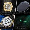 OLEVS 6651 Men's Watches Hollow Square Dial Leather Strap Business Men Wristwatch Original Luxury Brand Men's Wristwatches