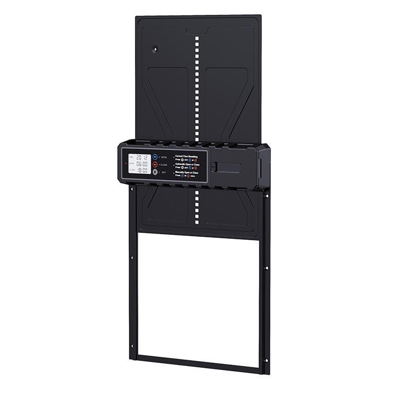 Extra Long Battery Life Solar Chicken Coop Door with Remote Control & Timer - Aluminum Alloy Construction