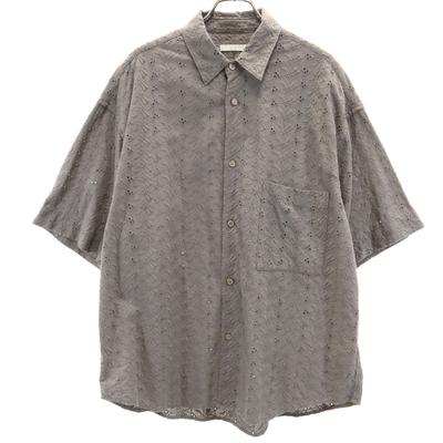 WYM LIDNM Thorn_ Short Sleeve Shirt M Gray Men's Used