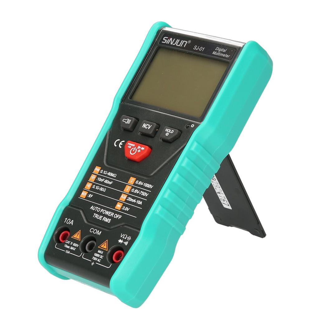 SJ 01 Digital Multimeter Intelligent Automatic Scan Tester for DC AC Voltage Current Capacitance Resistance NCV Diode