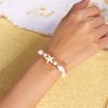 Handmade Boho Natural Style Starfish Shell Turtle Bracelet for Women Summer Surfer Beach Essentials Best Friend Gift Jewelry