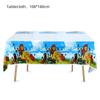 51pcs Lion King Party Tableware Include Tablecloth Plates Napkins Cups 10 Guests