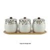 Japanese Ceramic Oil & Seasoning Jar Set