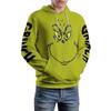 Weihnachten Grinch 3D-Druck Hoodies Herren Damen Kapuzenpullover Grünes Monster Pullover Freizeit Oberteile