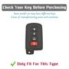 Soft TPU Car Key Case Cover for Toyota Camry RAV4 Corolla Highlander Avalon Smart Key Protector Holder Keychain  Accessories