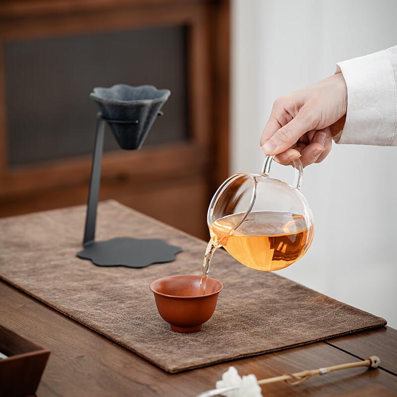 New Heat Resistant Ceramic Microporous Tea Strainer Set Suitable For Brewing Tea Coffee Reusable Easy To Clean New Year'S Gift