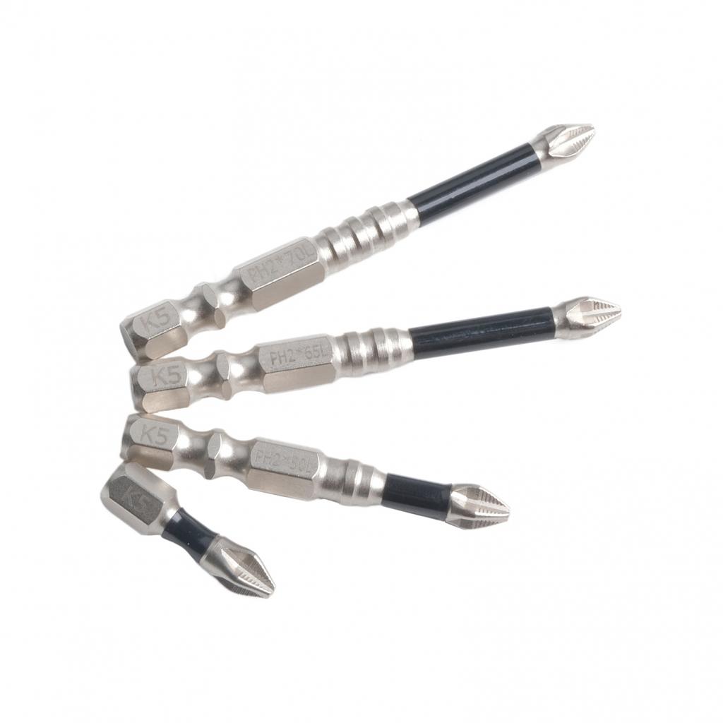 PH2 Cross Drill Bit Set for Screwdrivers Electric Drills and Hand Drills