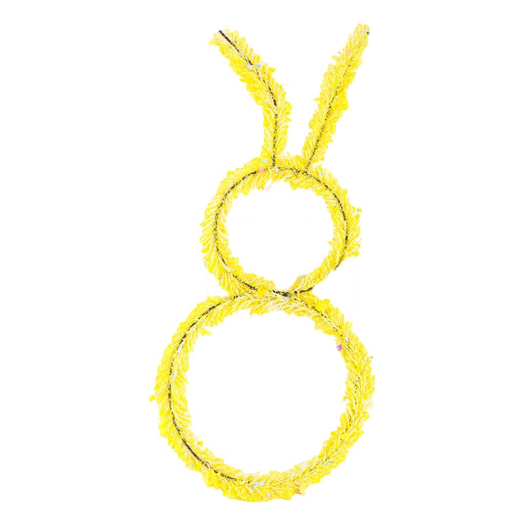 Easter Bunny Wreath, Wedding Props, Artificial Green Plants, Artificial Flowers Decorations, Faux Grass And Berries, Christmas Ornaments