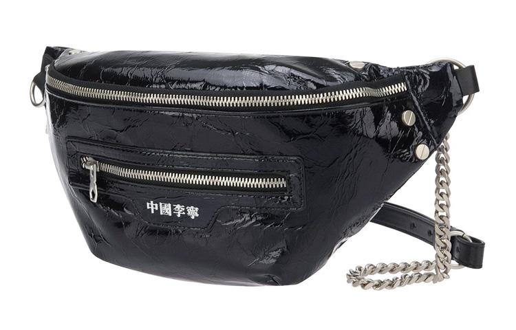Li Ning Polyester Fanny Pack Regular Unisex Black ABLR114-1