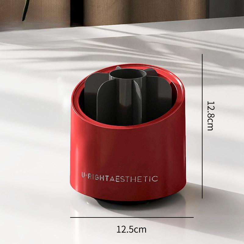 Makeup Brush Storage Bucket Dust-proof Transparent DesktopLipstick and Cosmetics Storage Box