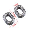 5pcs Stainless Steel Hollow Square Heart Round Charms Stone Texture Pendants for DIY Jewelry Findings Necklace Earrings Supplies