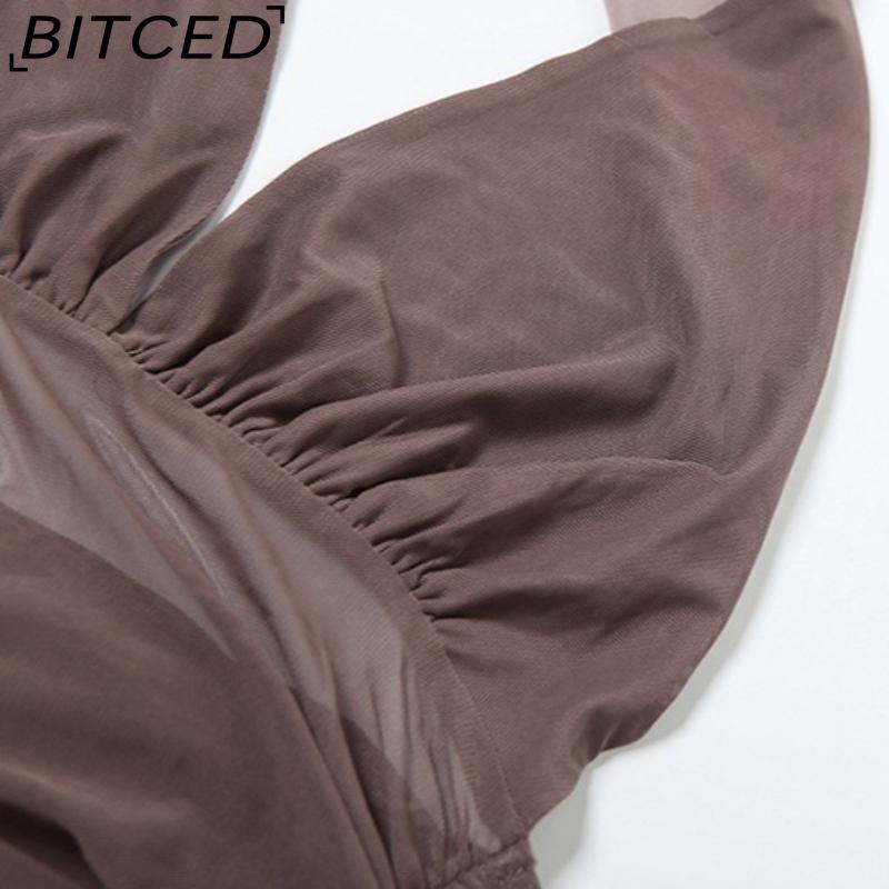 BITCED Spring Women's Solid-Color Slim-Fit Streetwear Fashion Halter Neck Sexy Backless Tank Top