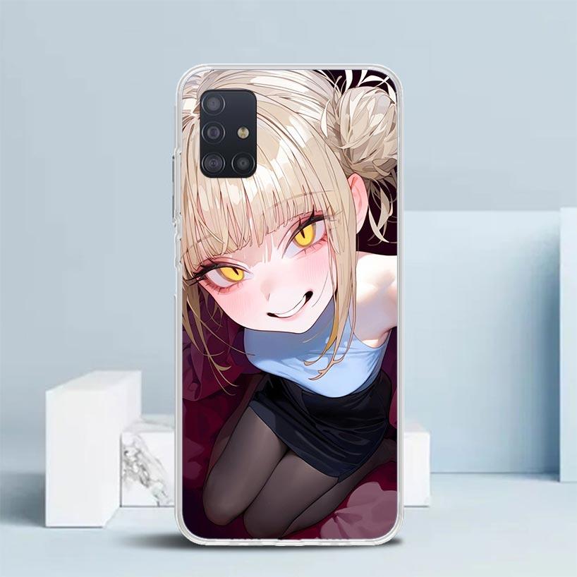 Himiko Toga My Hero Fashion Phone Case For Samsung Galaxy A52 A32 A22 A12 A51 A50S A30S A10S Note 20 Ultra 10 S10 Plus A31 A20 A