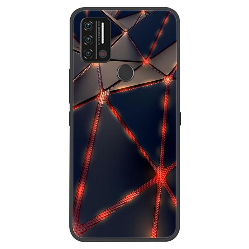 Custodia Per Umidigi A7 A9 Pro Custodie Morbido Silicone Protezione Stampa Coperture Nere per Umidigi A9 A7 Pro Funda Coque A9Pro A 9 Capa