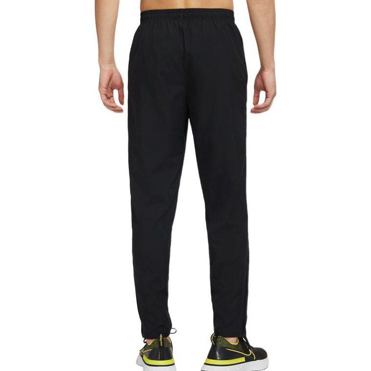 Nike Knitted Sweatpants Men's Black Moderate Straight Fit Pants DJ0605-010