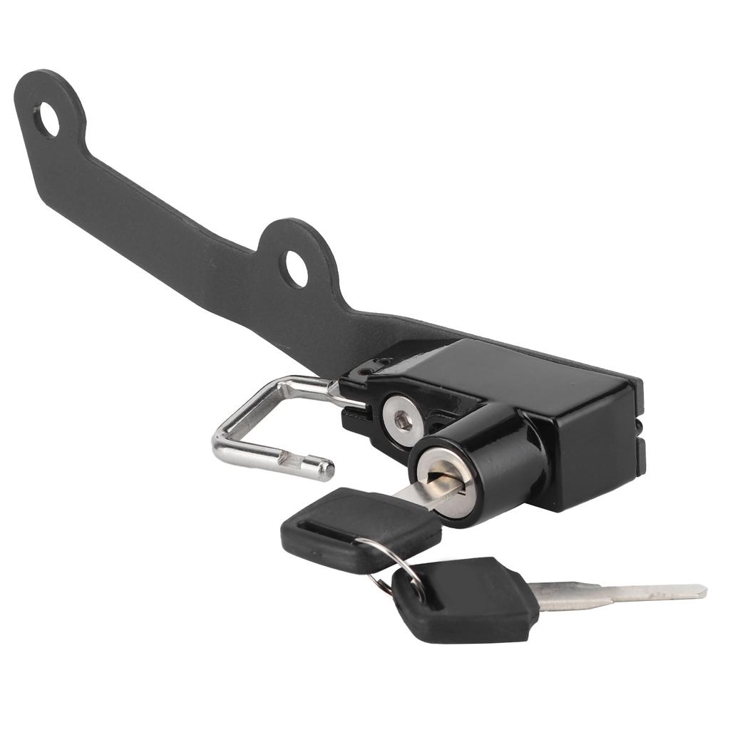 Motorcykelhjälmlås Aluminiumlegering Stöldskydd med 2 Nycklar Passar för Kawasaki Z1000 2014 2017