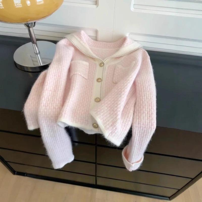 

The upper body is beautiful, pink and girly, long-sleeved sweater, autumn gentle soft waxy top one size fits all розовый