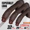 Liquid Silicone Lifelike Penis for G Spot & Anal Play Thick Soft Silicone Dildo Sex Toy with Strong Suction Cup, Hands-Free Adult Sex Toy