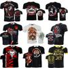 Neues Sommer 3D Muay Thai Boxen Bedrucktes T-Shirt Mode Sport Fitnessstudio Kurzarm Herren Cool Hip Hop Kleidung Herren T-Shirt Top