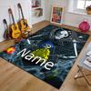 Custom Coraline Mat Personalized Name, Polyester Washable Indoor Entryway Rug, Gift for Christmas, Easter, Thanksgiving Day