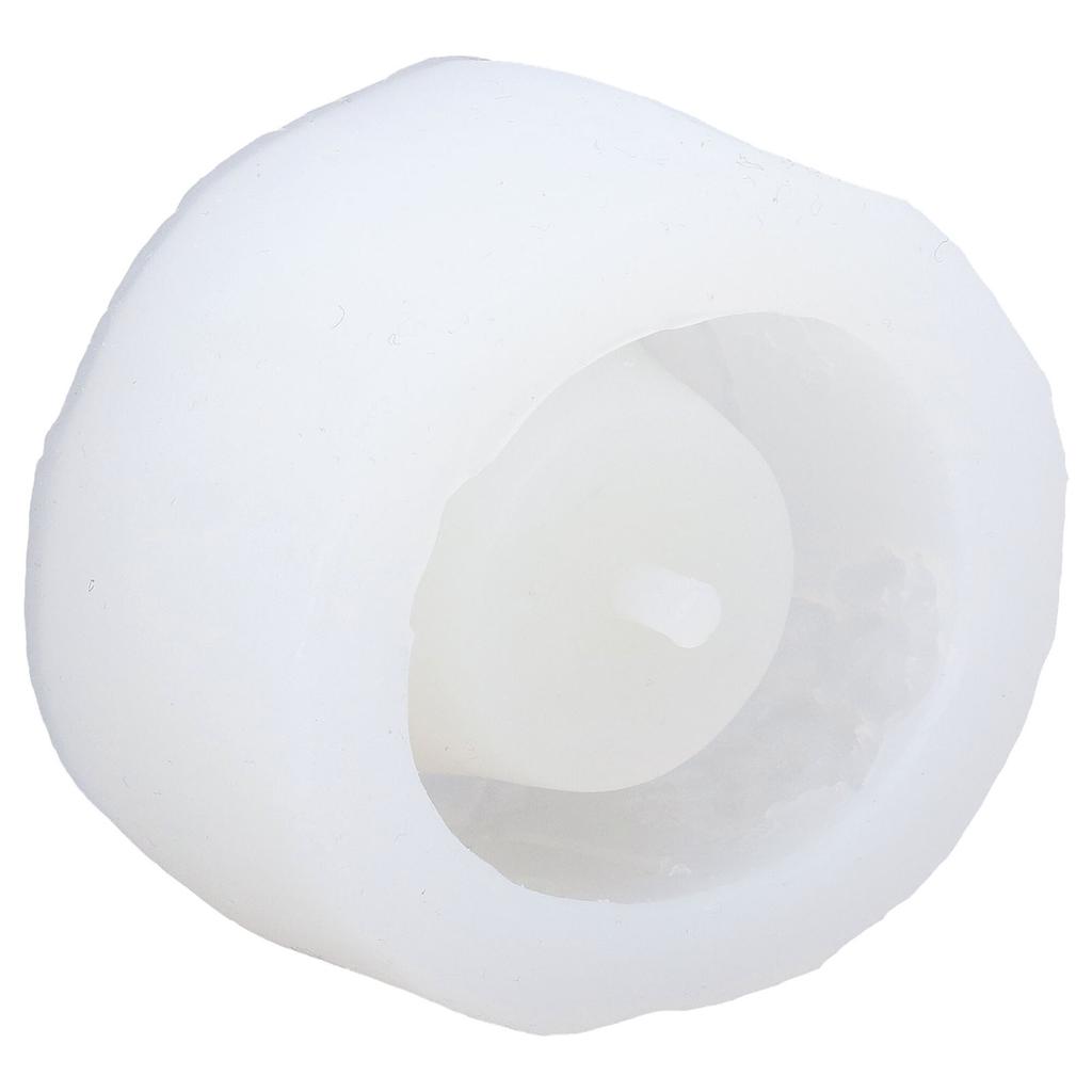 Flower Pot Mold Silicone Round Multi Functional DIY Succulent Planter Mould with Drainage Hole for