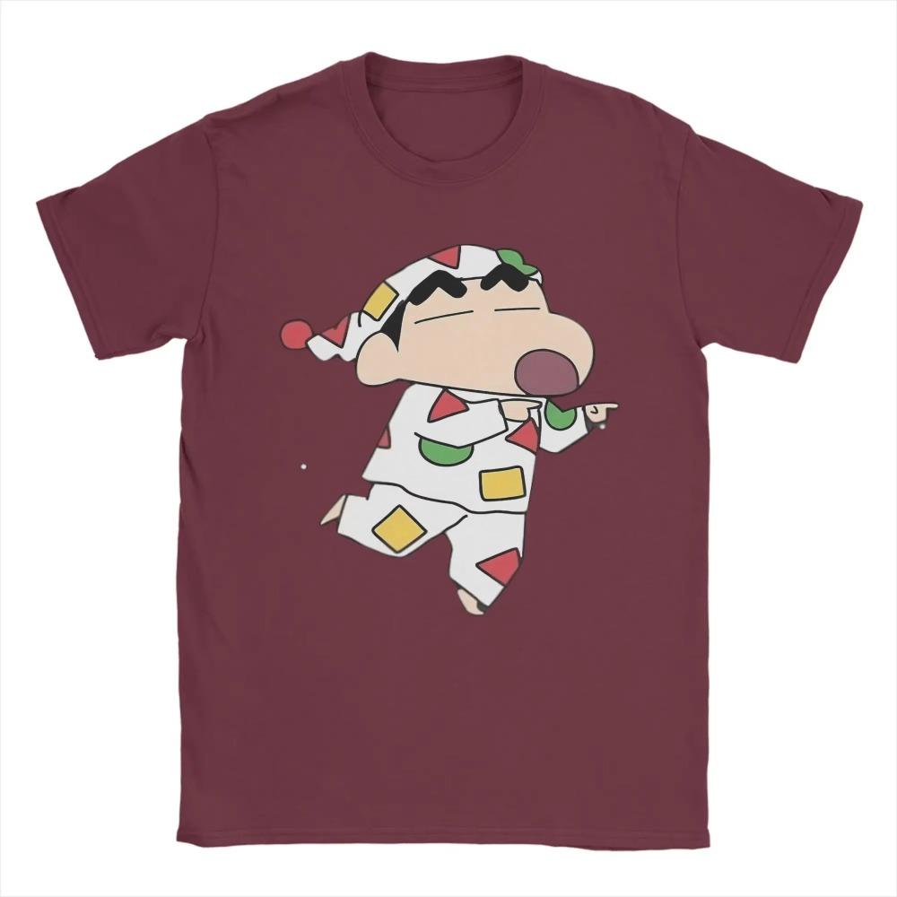 Crayon Shin-Chans T-Shirt Summer Japanese Cartoon Cotton T Shirts For Couple Custom DIY Tee Shirt Short Sleeve Y2K Fun Clothes