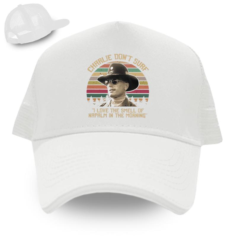 Vintage Apocalypse Now Charlie Don't Surf Baseball Cap Film I Love The Smell Of Napalm In The Morning Unisex Women Caps Hip Hop Hat