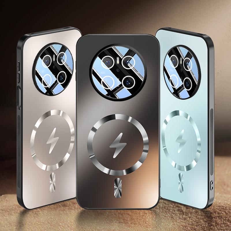 The TPU Material Lens Full Protection Case for Huawei Mate 70 70 Pro 70 ProPlus Features a Magnetic Shockproof Function.