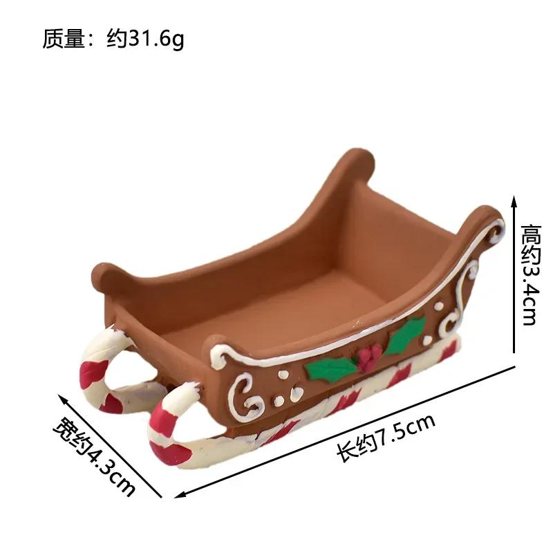 Zakka Japanese Cat Christmas Miniature Scene Props Shooting Office Bookshelf Decoration Collectible Desktop Decorations Gifts