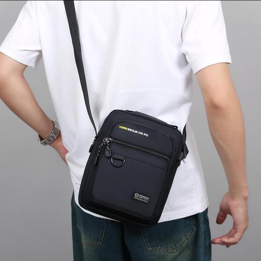 Men's Shoulder Bag 2026 New Casual Men's BagWaterproof Outdoor Multi-Functional Crosspody Bac
