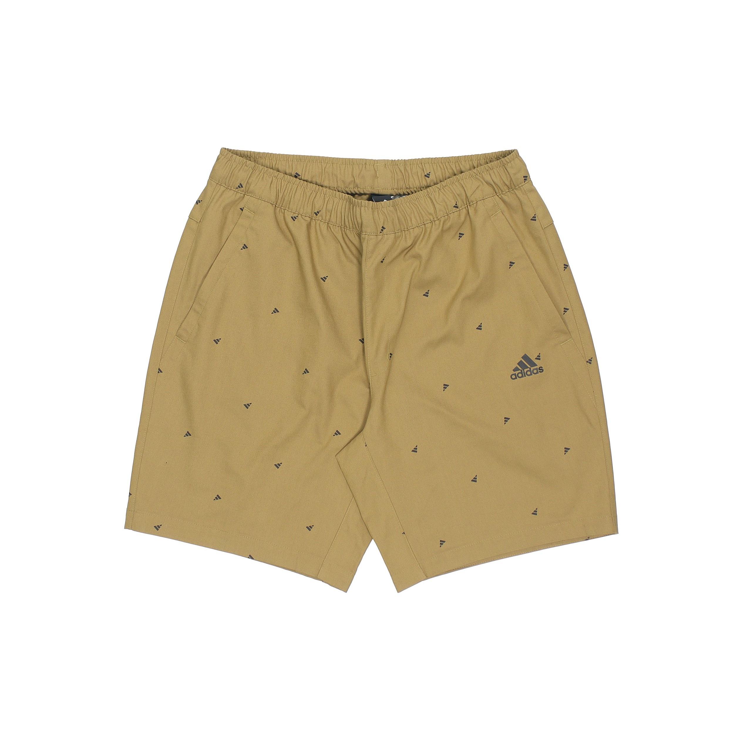 adidas Fi Short Aop Logo Printing Athleisure Casual Sports Shorts Olive Green Men s GP0947 S
