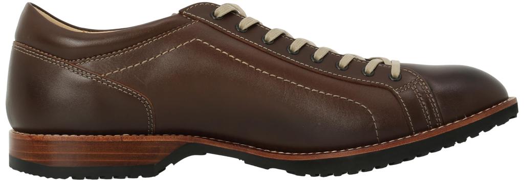 Leather Sneakers for Cm [Regal] Lace-up Men, Brown, 25.0