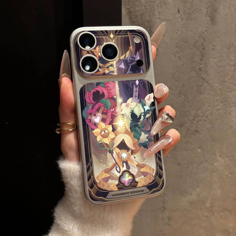 Mobile Game C-Cookie Run Kingdom Back Cover Decal Protective For Iphone 17 Pro Max Skin Sticker Back Protective