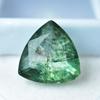Natural Green Emerald Loose Gemstone 14x14mm Trillion Cut for Jewelry Making and Gem Collections