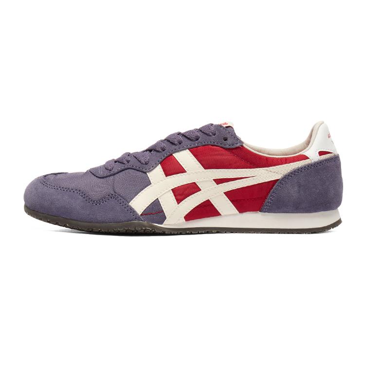 

ONITSUKA TIGER Serrano Ретро Универсальные Повседневные Кроссовки Унисекс Фиолетовый Красный 1183B400-501 37.5