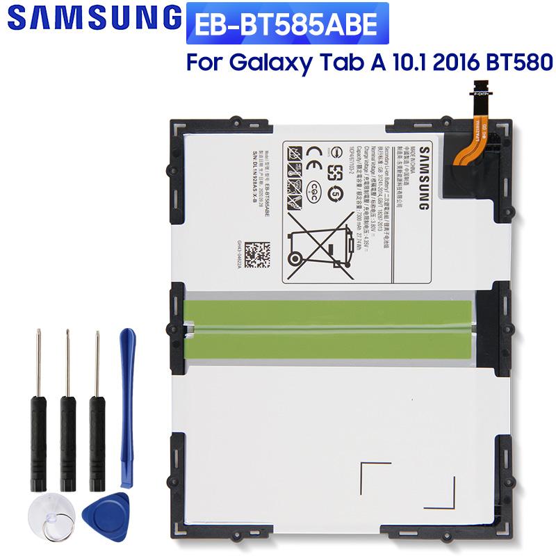 Original Replacement Battery For Samsung Tab A 10.1 2016 BT580 SM-T585C EB-BT585ABE EB-BT585ABA 7800mAh